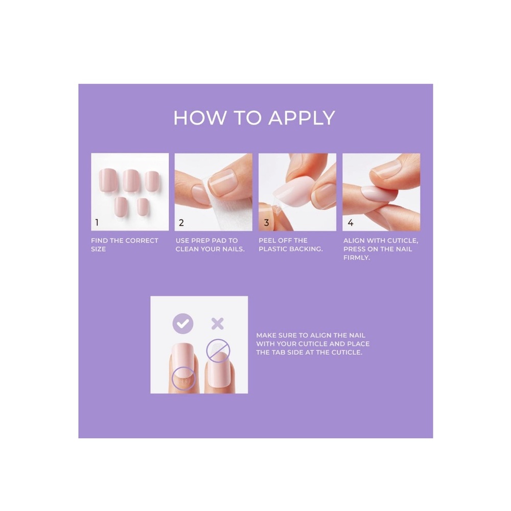 NWOB KISS imPRESS Color Short Press-On Manicure Nails in Hey Life - Picture 6 of 6